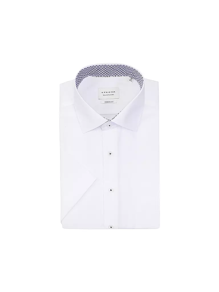 ETERNA | Hemd Modern Fit | weiss