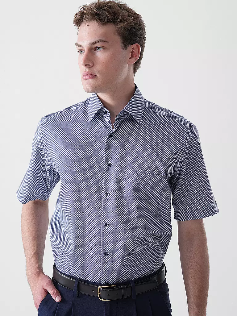 ETERNA | Hemd Modern Fit | blau