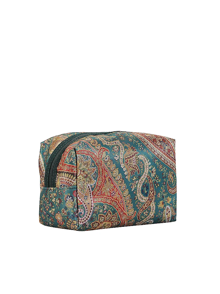 ETRO Kosmetiktasche - Beauty Case (X0890 Green / Orange)