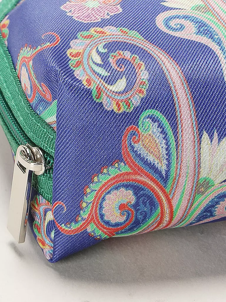 ETRO | Kosmetiktasche (34 Blau / Rosa) | grün