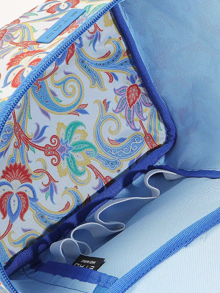 ETRO | Kosmetiktasche - Beauty Case (33 Creme / Blau) | gelb