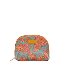 ETRO | Kosmetiktasche - Beauty Case (57 D. Braun / D. Rot) | türkis