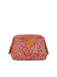 ETRO | Kosmetiktasche - Beauty Case (54 Türkis / Rot) | koralle