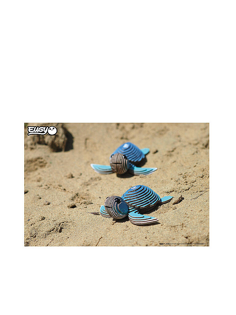 Schildkröte Frisst Nicht Und Schläft Nur EUGY 3D Bastelset Schildkröte keine Farbe