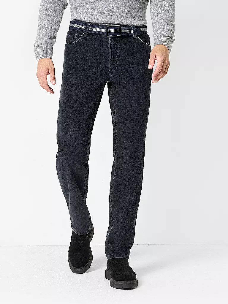 EUREX | Cordhose Straight Fit LUKE | blau