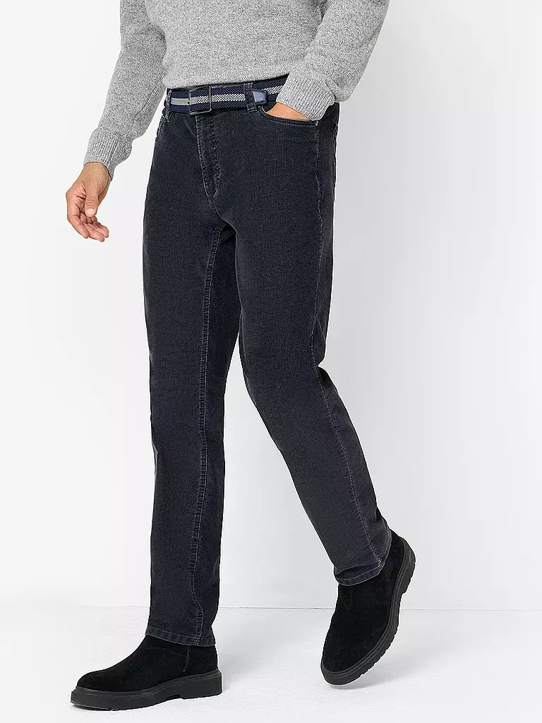 EUREX | Cordhose Straight Fit LUKE | blau