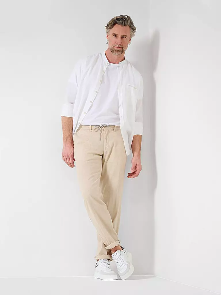 EUREX | Leinenhose Regular Fit TILL | beige