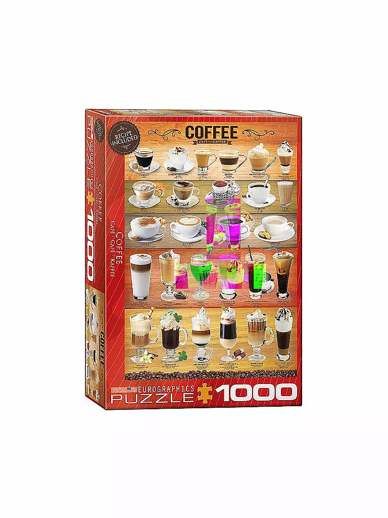 EUROGRAPHICS | Puzzle -  Coffee 1000 Teile | bunt
