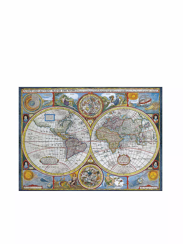 EUROGRAPHICS | Puzzle - Antique World Map (1000 Teile) | bunt