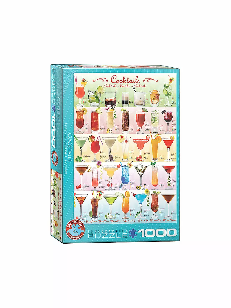 EUROGRAPHICS | Puzzle - Cocktails 1000 Teile | keine Farbe