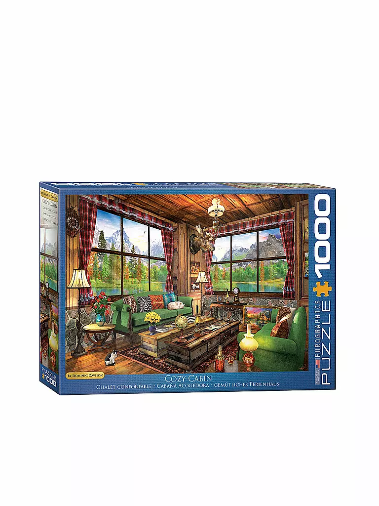 EUROGRAPHICS | Puzzle - Cozy Cabin by Domonic Davison (1000 Teile) | bunt
