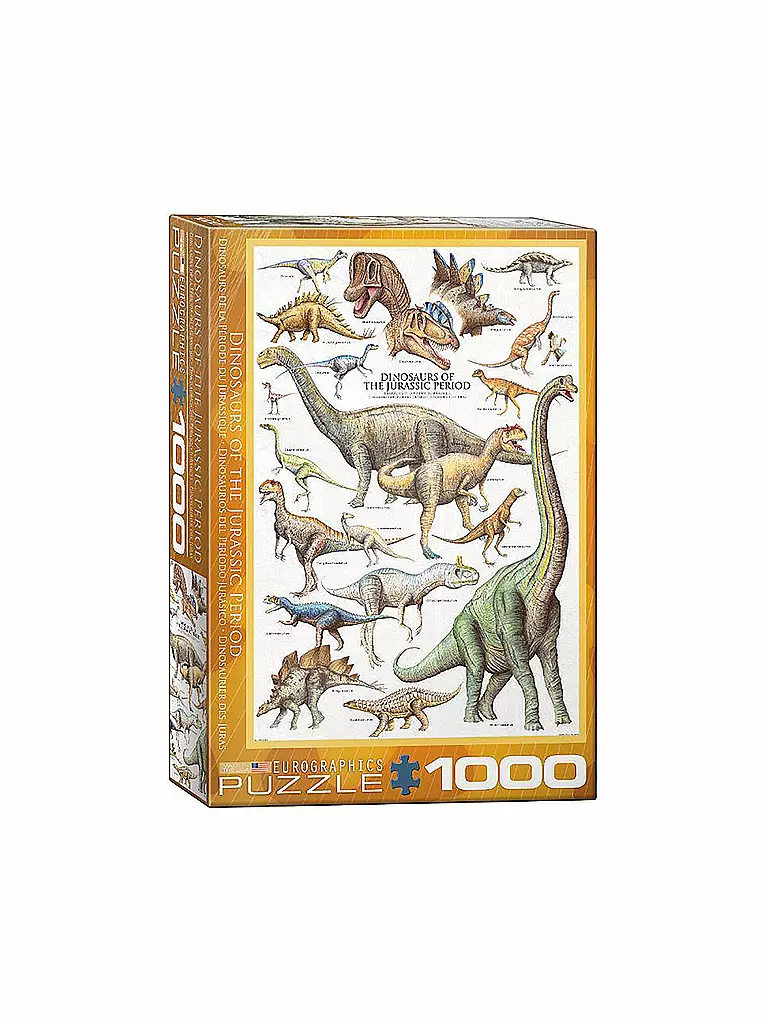 EUROGRAPHICS | Puzzle - Dinosaurs of the Jurassic Period 1000 Teile | bunt