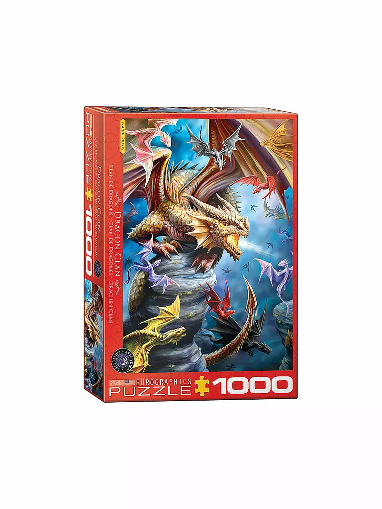EUROGRAPHICS | Puzzle - Dragon Clan by Ann Stokes (1000 Teile) | bunt