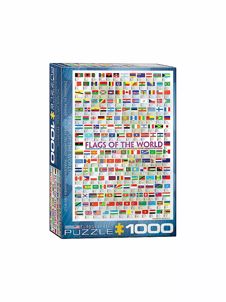 EUROGRAPHICS | Puzzle - Flags of the World (1000 Teile) | bunt