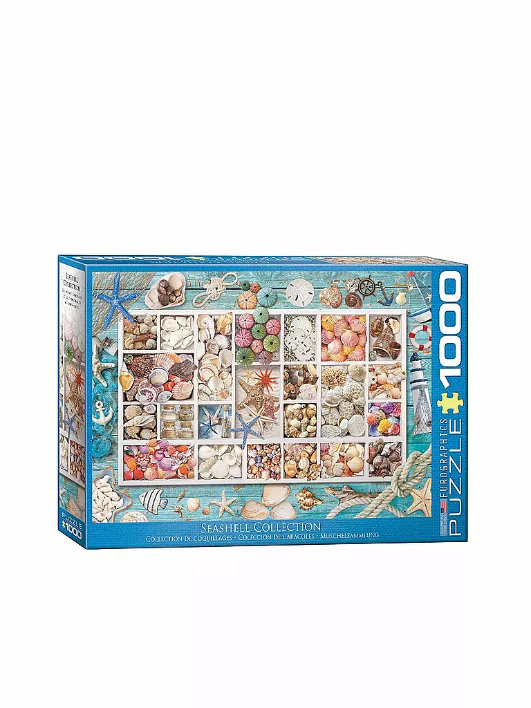EUROGRAPHICS | Puzzle - Lauras Seashell Collection 1000 Teile | keine Farbe