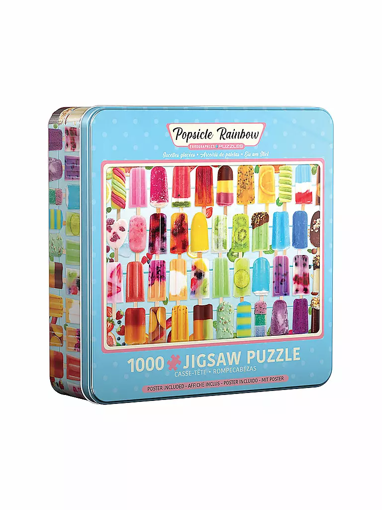 EUROGRAPHICS | Puzzle - Popsicle Rainbow 1000 Teile | keine Farbe