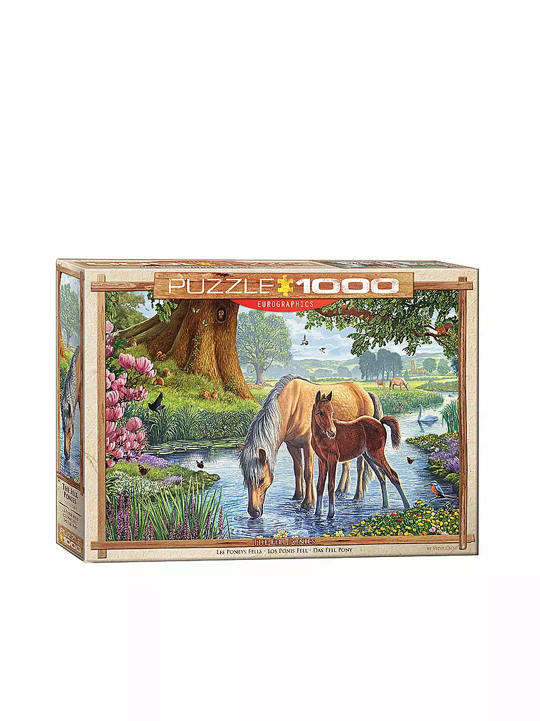 EUROGRAPHICS | Puzzle - The Fell Ponies by Steve Crisp (1000 Teile) | bunt
