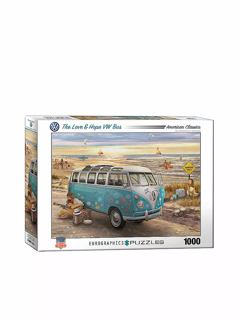 EUROGRAPHICS | Puzzle - The Love & Hope VW Bus (1000 Teile) | bunt