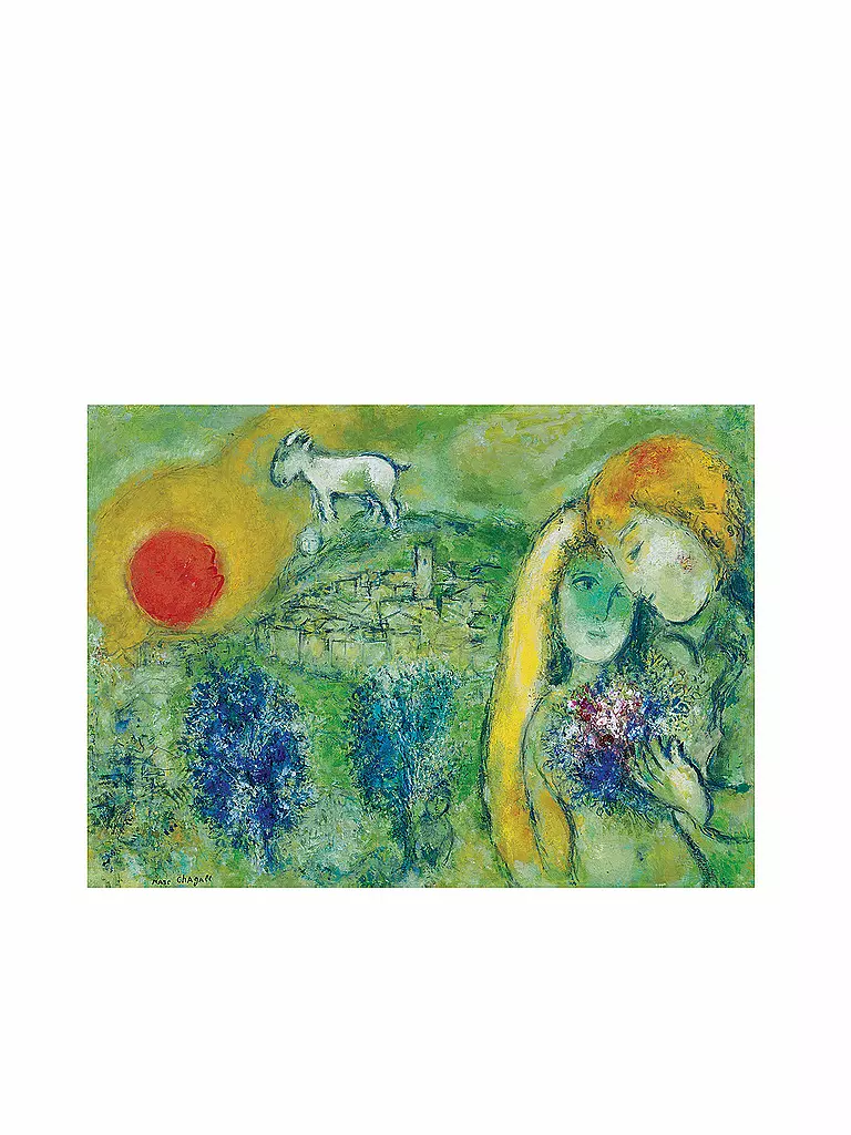 EUROGRAPHICS | Puzzle - The Lovers of Vence by Marc Chagall (1000 Teile) | bunt