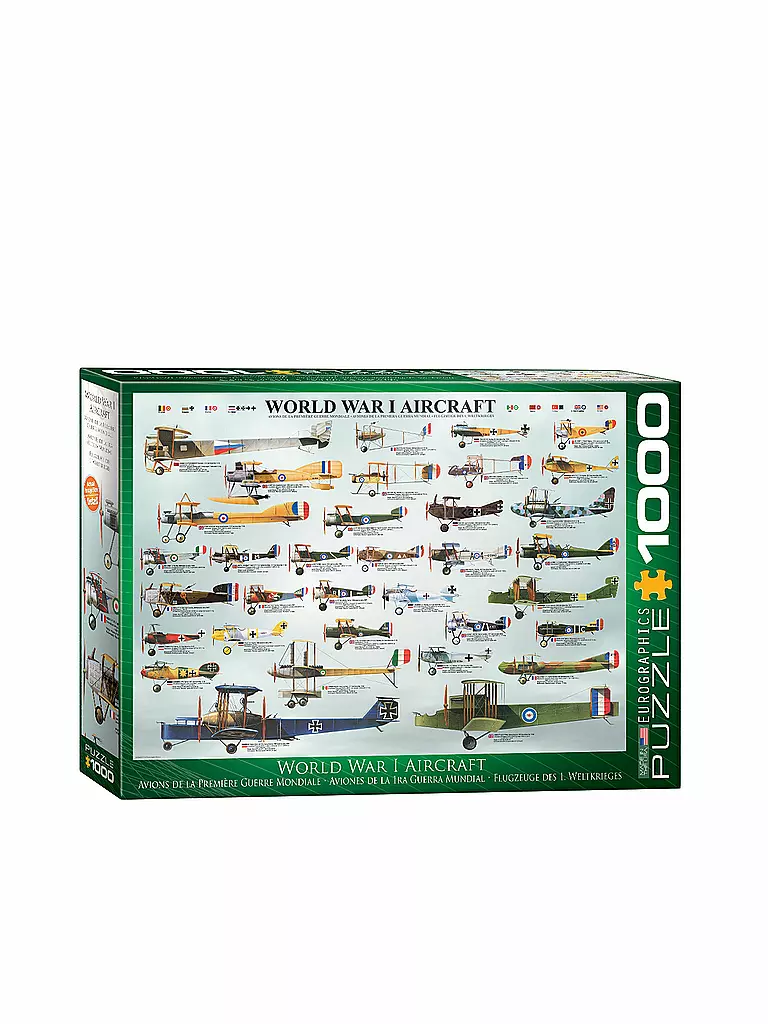 EUROGRAPHICS | Puzzle - World War I Aircraft (1000 Teile) | bunt