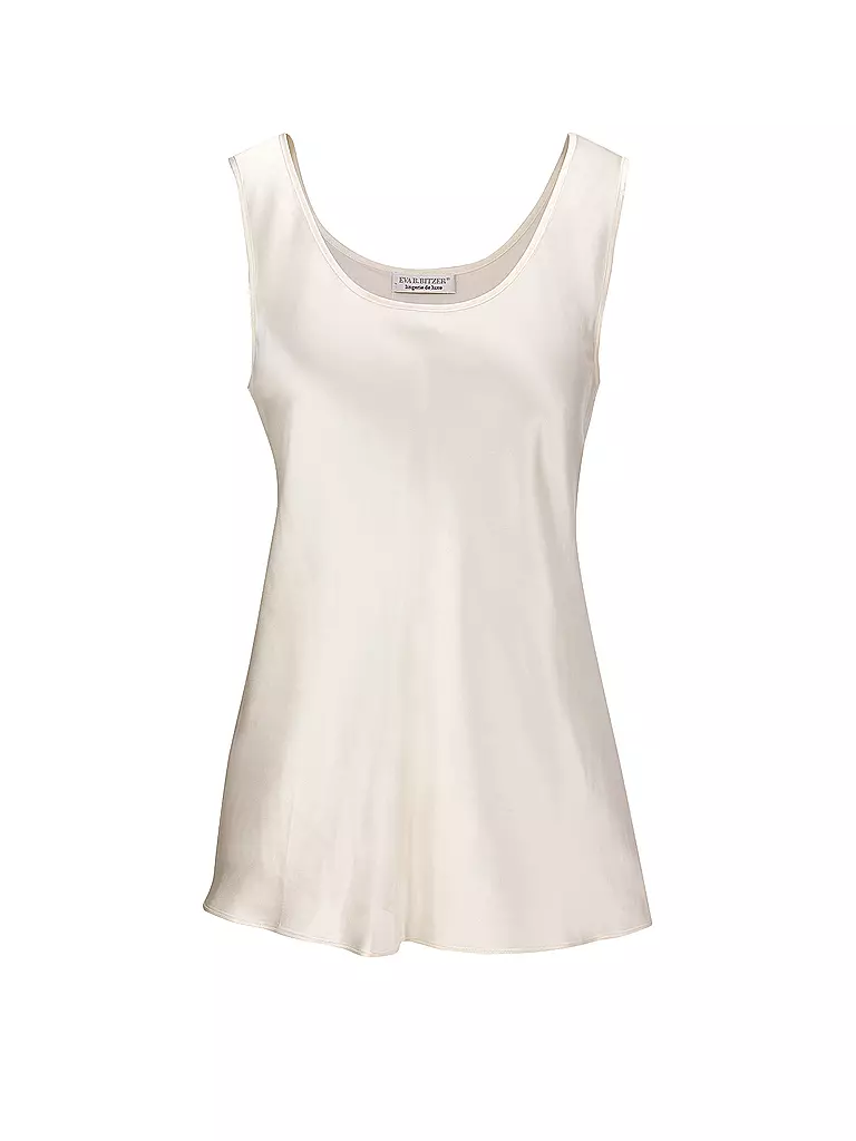 EVA BITZER | Seiden-Top | Creme