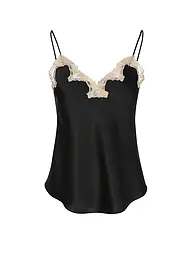 EVA BITZER | Seidentop | Schwarz