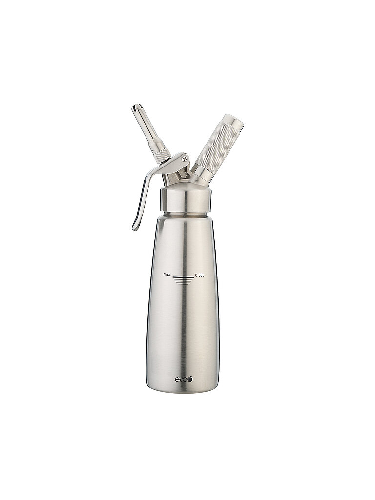 EVA Sahne - Siphon Gerät 0,5l Edelstahl  silber