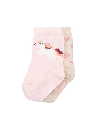 EWERS | Kinder Socken 2er Pkg. Rose/Creme