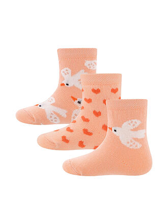 EWERS | Kinder Socken 3er Pkg. coralle