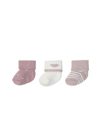EWERS | Kinder Socken 3er Pkg. latte-rosenrauch-dusty mauve