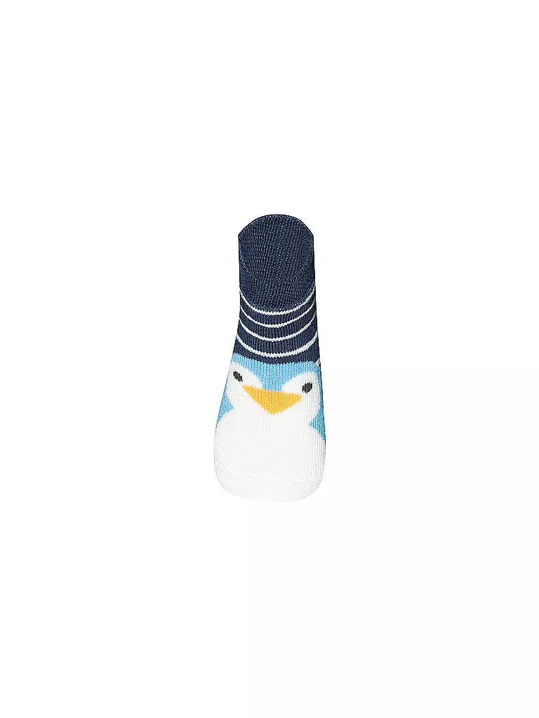 EWERS | Baby Jungen Plüschsocken Pinguin | blau