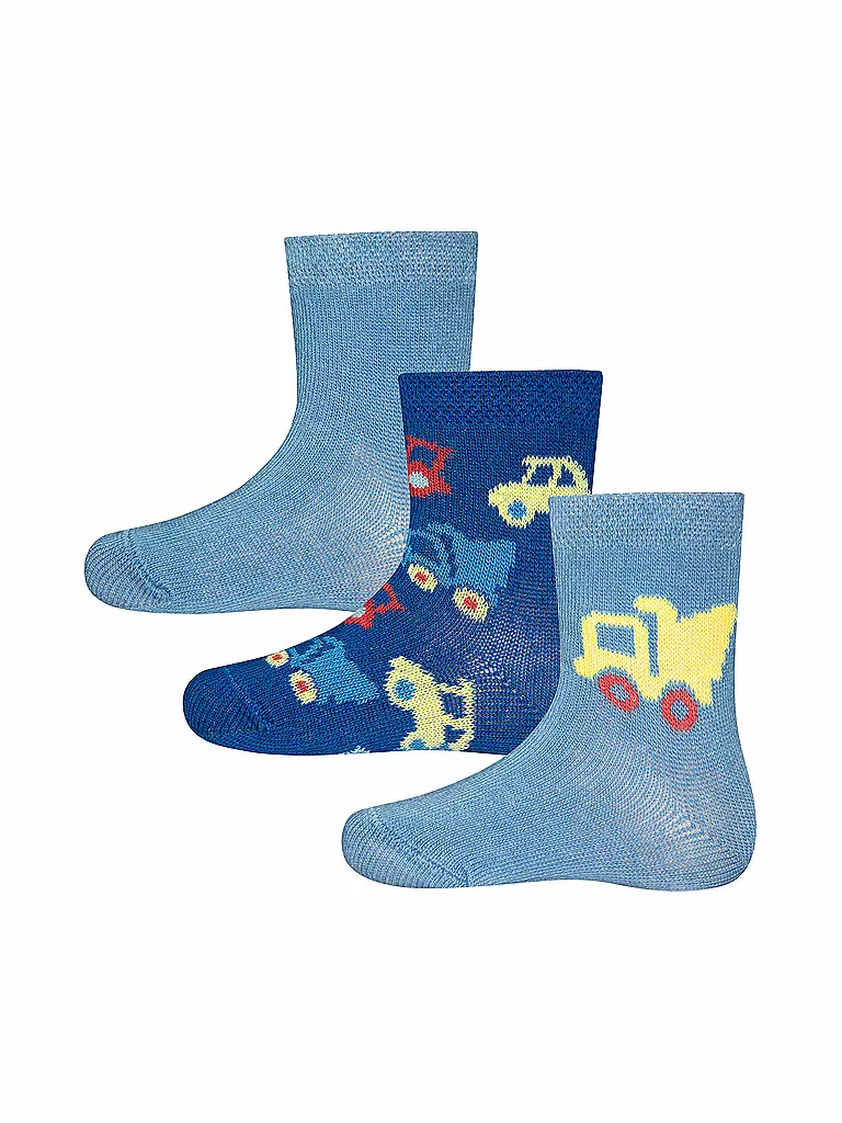 EWERS | Baby Jungen-Socken 3-er Pkg. | blau