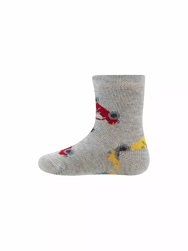 EWERS | Baby Socken 2er Pkg grau mele | hellgrau