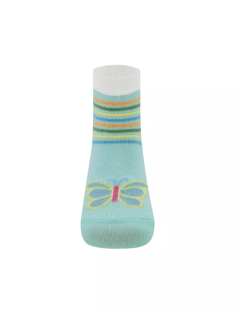 EWERS | Baby Socken 3er Pkg hellblau | creme