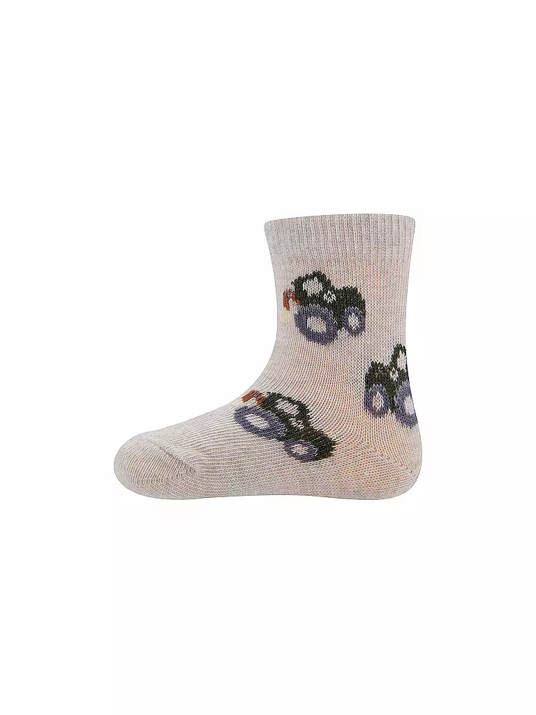 EWERS | Baby Socken Traktor 2er Pkg. grau | grau