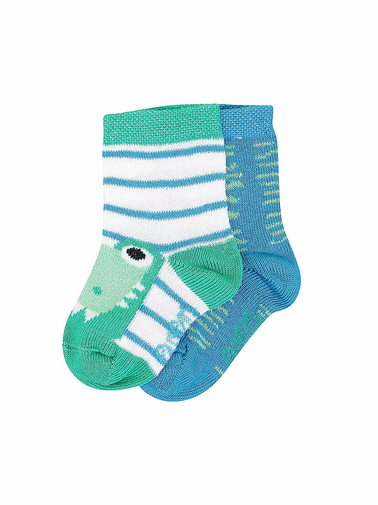 EWERS | Jungen Socken 2er Pkg Kroko gruen/blau | bunt