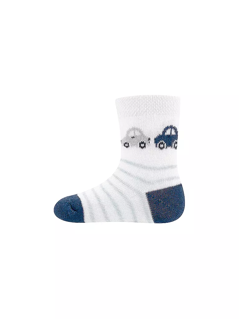 EWERS | Jungen Socken 3er Pkg Auto hellblau | blau