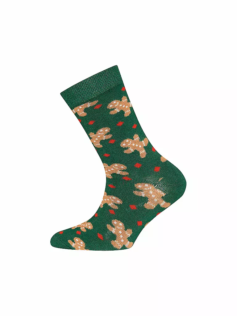 EWERS | Weihnachts Kinder-Socken | grün