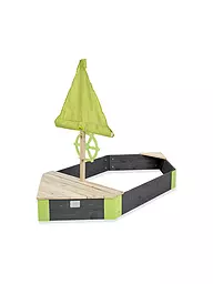 EXIT TOYS | Aksent Holzsandkasten Boot 190x90cm | Keine Farbe