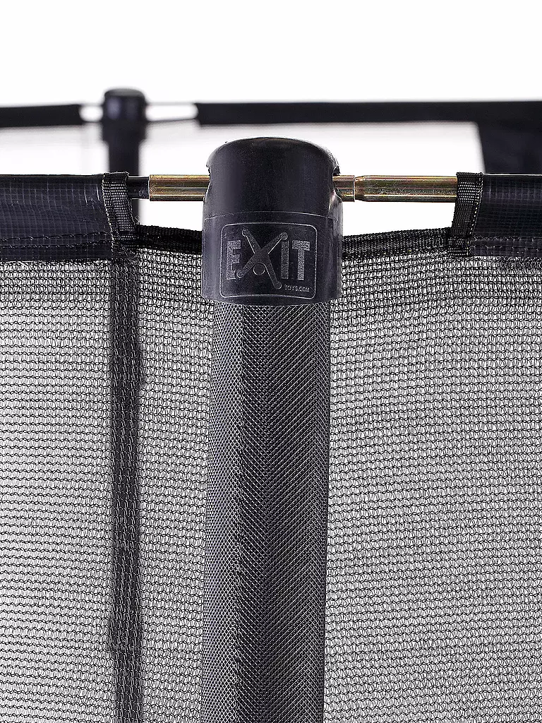 EXIT TOYS | Elegant Premium Trampolin 214x366cm mit Deluxe Sicherheitsnetz | transparent