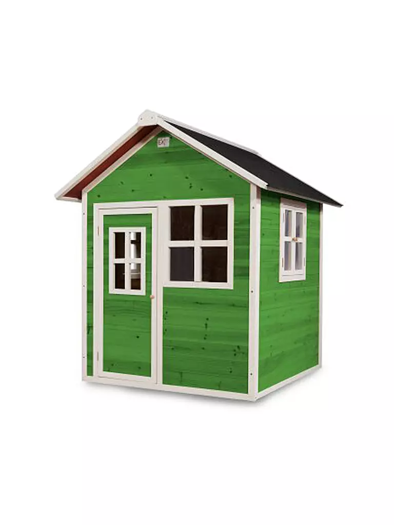 EXIT TOYS | Vorder- und Rückwand Loft 100 - 750 für Holzspielhaus - grün | gruen