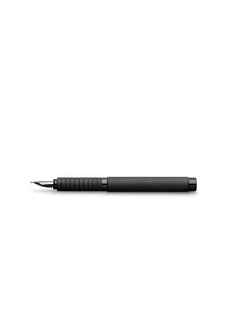 FABER-CASTELL | Essentio Aluminium Füller Federbreite B, Schwarz