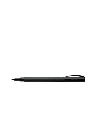 FABER-CASTELL | Füllhalter Ambition All Black Federbreite B, schwarz
