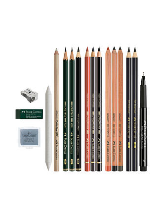 FABER-CASTELL | Farbstifte 17tlg. Discovery Set trockene Künstlerprodukte