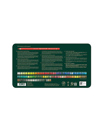 FABER-CASTELL | Farbstifte 102tlg. Polychromos Metalletui