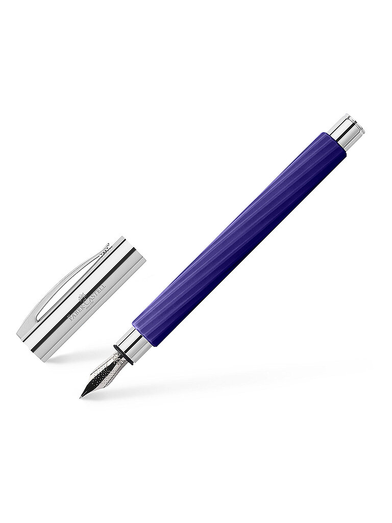 FABER-CASTELL Füllhalter Ambition Italic Medium Midnight Mauve lila