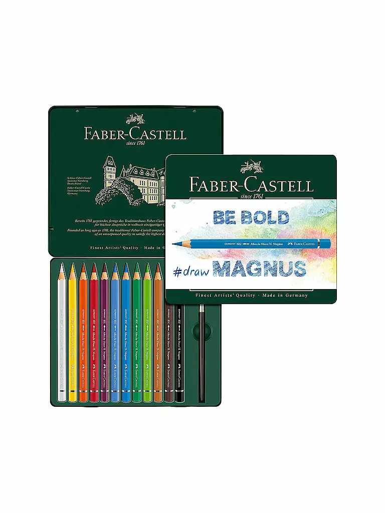 FABER-CASTELL | Albrecht Dürer Magnus Aquarellstift, 12er Metalletui | keine Farbe