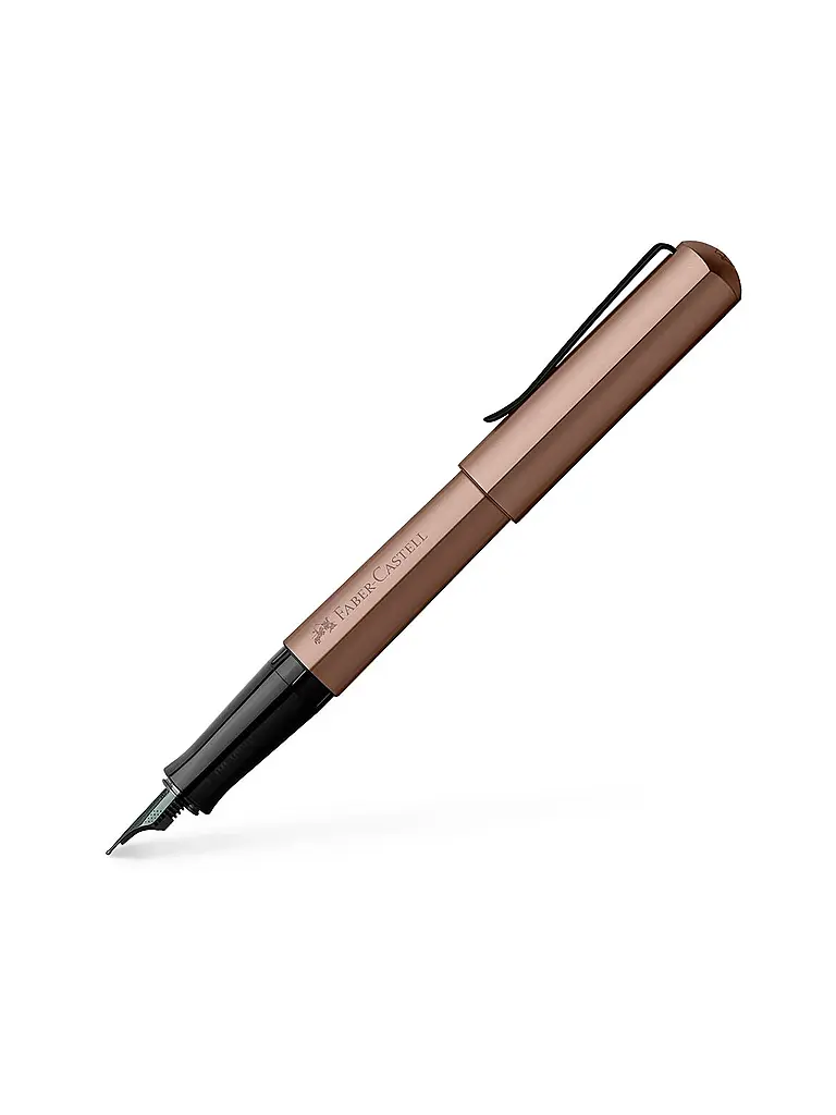FABER-CASTELL | Füller Hexo Federbreite F Bronze | Kupfer