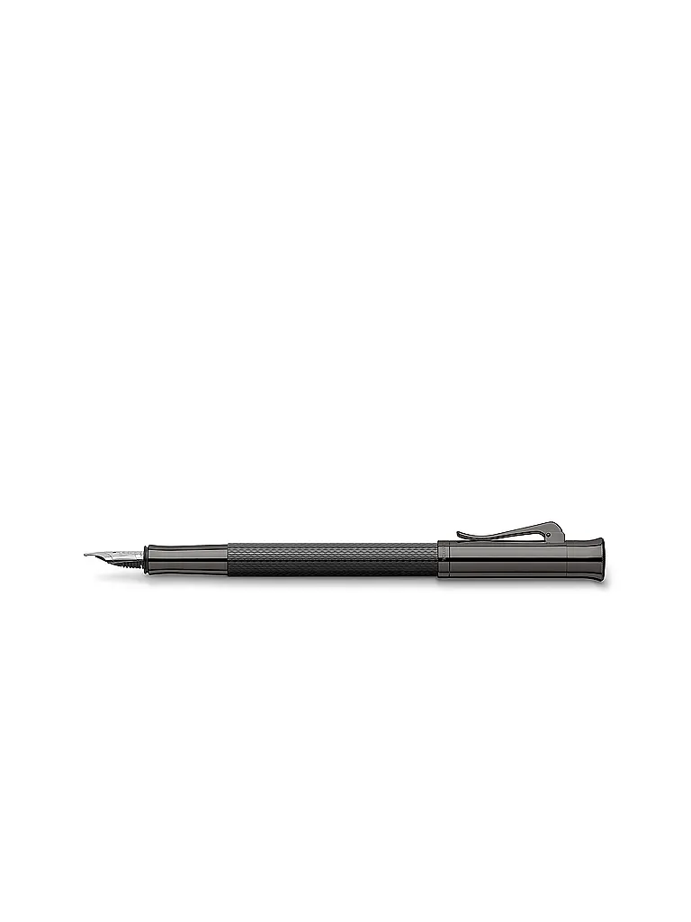 FABER-CASTELL | Füllfederhalter Guilloche Black Edition, M | Schwarz