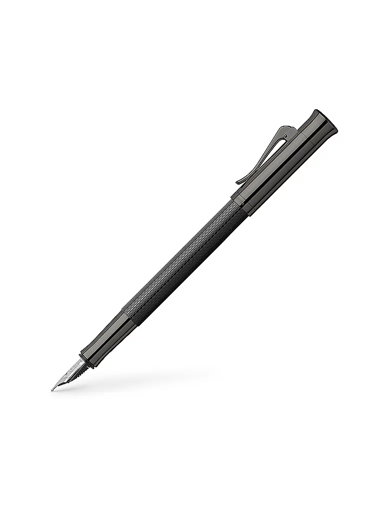 FABER-CASTELL | Füllfederhalter Guilloche Black Edition, M | Schwarz